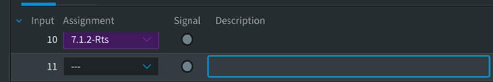 The Description text field