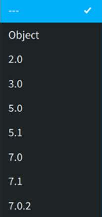 Input Assignment drop-down menu